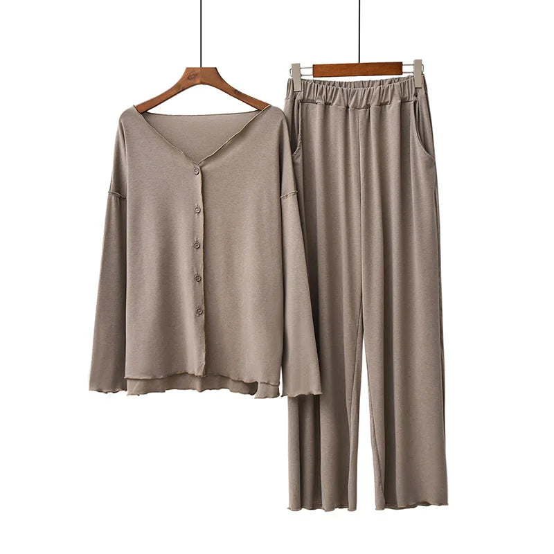 Women’s 2-Piece Lounge Set – Soft, Cozy & Stylish Homewear