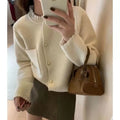 Elegant Knit Cardigan with Buttons – Cozy Chic Women’s Sweater