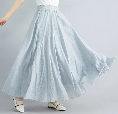 Elegant White Tulle Maxi Skirt – Soft & Feminine Style