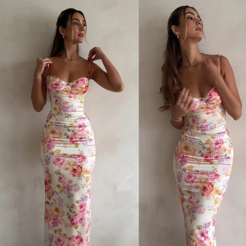 Floral Bodycon Dress – Elegant Summer Look