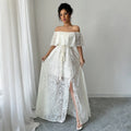 Elegant White Maxi Dress for Women – Romantic Long Dress for Events & Special Occasions