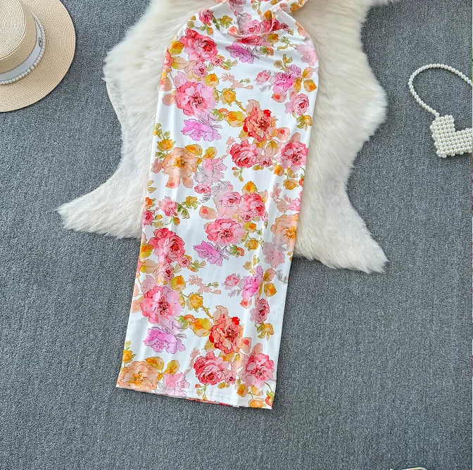 Floral Bodycon Dress – Elegant Summer Look