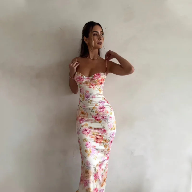 Floral Bodycon Dress – Elegant Summer Look