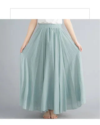 Elegant White Tulle Maxi Skirt – Soft & Feminine Style