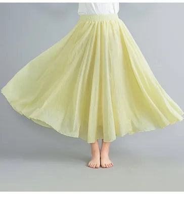 Elegant White Tulle Maxi Skirt – Soft & Feminine Style