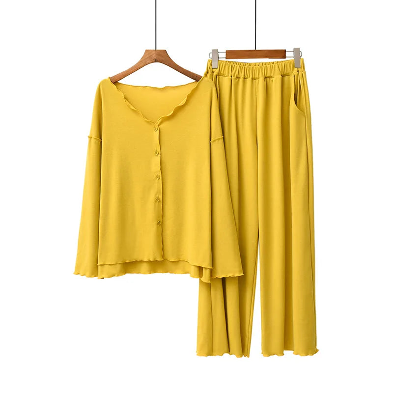 Women’s 2-Piece Lounge Set – Soft, Cozy & Stylish Homewear