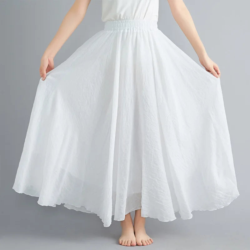 Elegant White Tulle Maxi Skirt – Soft & Feminine Style